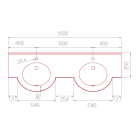 PLAN DE TOILETTE GAVARNIE DOUBLE V3