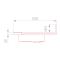 PLAN DE TOILETTE HALOKU Simple V1 vue en coupe