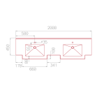 PLAN DE TOILETTE HALOKU DOUBLE V2