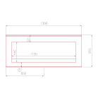 PLAN DE TOILETTE KAHIWA DOUBLE V1