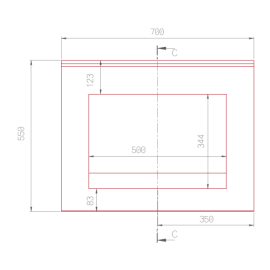 PLAN DE TOILETTE KAHIWA PMR