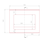 PLAN DE TOILETTE KAHIWA PMR