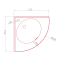 PLAN DE TOILETTE NIAGARA V3 vue de dessus