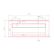 PLAN DE TOILETTE PAPALA double V3 vue de dessus