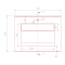 PLAN DE TOILETTE PAPALA PMR vue de dessus