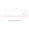 PLAN DE TOILETTE TUGELA simple V1 vue en coupe