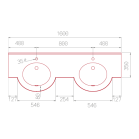 PLAN DE TOILETTE GAVARNIE DOUBLE V1